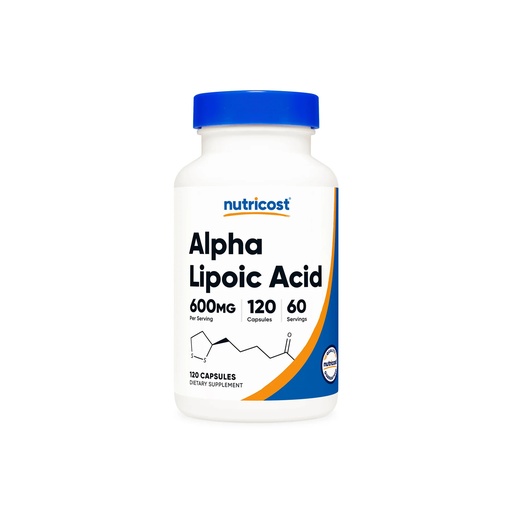 [810014671666] Nutricost Alpha Lipoic Acid.-60Serv.-120Capsules