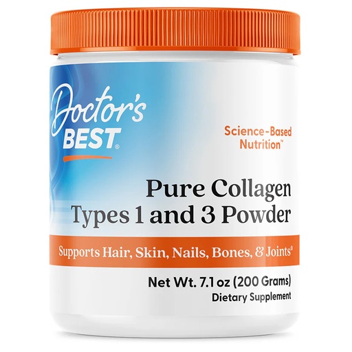 [753950002036] Doctor's Best Collagen  Best Pure Collagen Types 1 And 3-60Serv.-200Gm