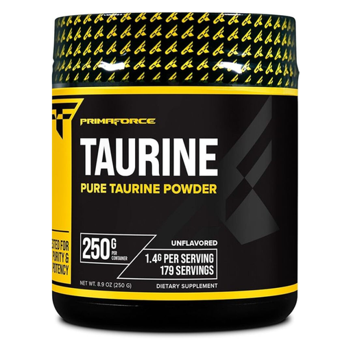 [811445020382] Prima Force Taurine Pure-179serv.-250G