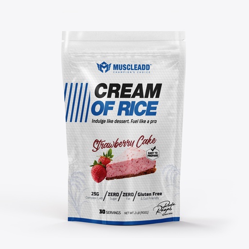 [6223007828789] Muscle Add Cream Of Rice-30Serv.-900G-Strawberry Cake