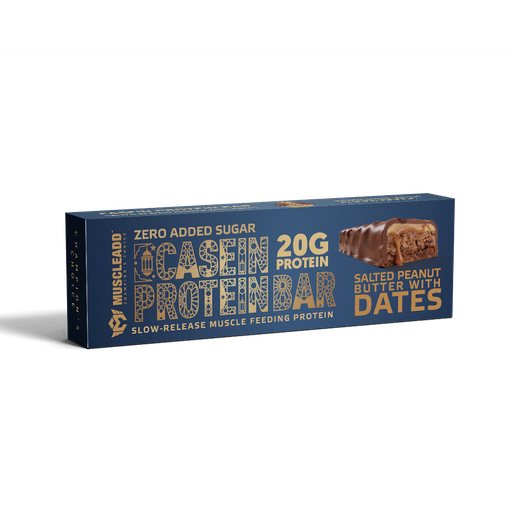 [6222023705050] Muscle Add Casein Protein Bar-70G-Salted Peanut Butter With Dates