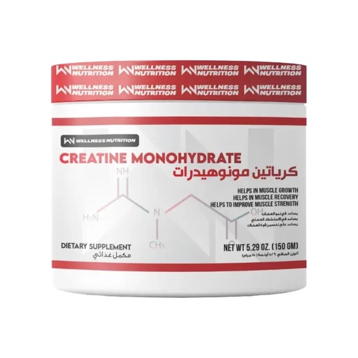 [6224002171344] Wellness Nutrition Creatine Monohydrate-30Serv-150G