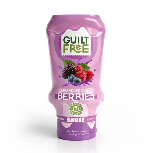 [6222023704657] Organic Nation Guilt Free Sauce - Zero Added Sugar - Berries - 350Ml