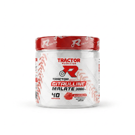 [6224009174270] Tractor Nutrition Citrulline Malate-40Serv.-120G-Watermelon