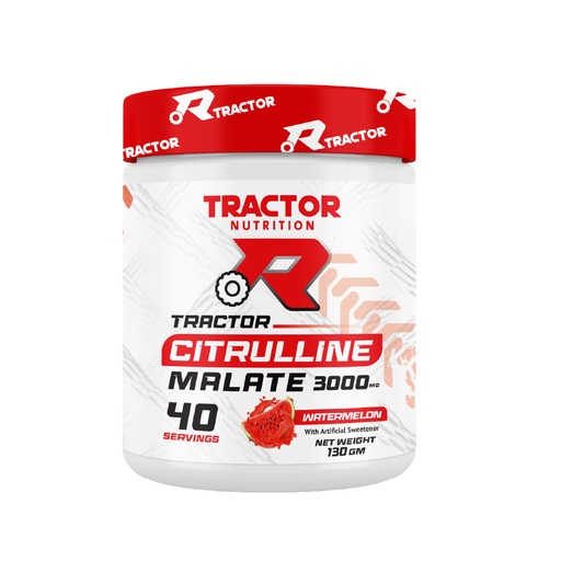 [6224009174270] Tractor Nutrition Citrulline Malate-40Serv.-120G-Watermelon