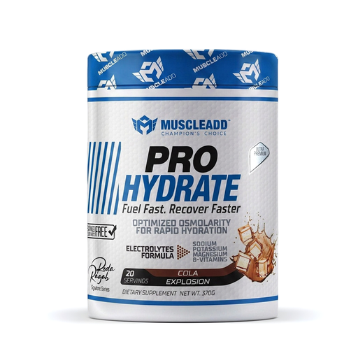 [6223007828918] Muscle Add ProHydrate Electrolytes Mix-20Serv.-370G.-Cola Explosion