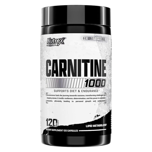[850026029185] Nutrex Research L-Carnitine 1000- 60Serv.-120Caps