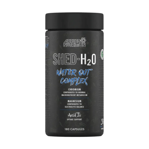 [5056555201817] Applied Nutrition Shed-H2O Water Out Complex.-30Serv.-180Veggie Capsules