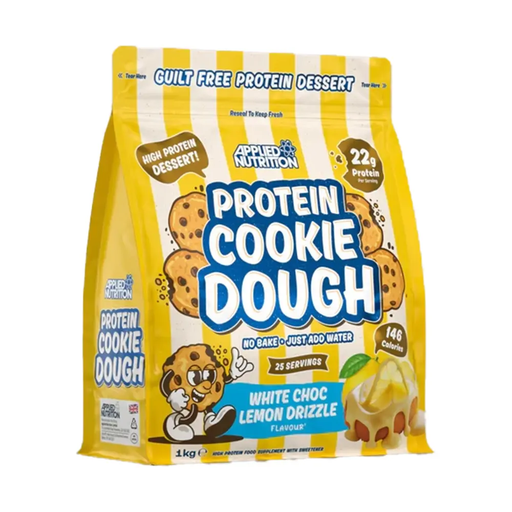 [5056555208144] Applied Nutrition Protein Cookie Dough.-25Serv.-1KG-White Choc Lemon Drizzle