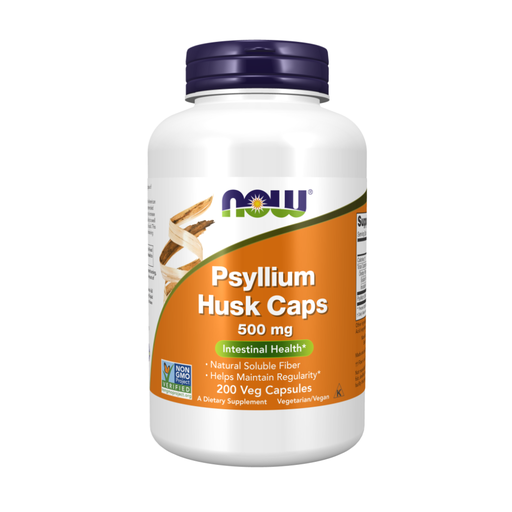 [733739059703] Now Foods Psyllium Husk Caps 500MG-66Serv.-200Veg.Caps