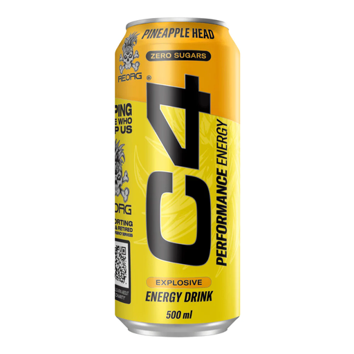 [5056569900713] Cellucor C4 Energy Carbonated.-500Ml-Pineapple Head