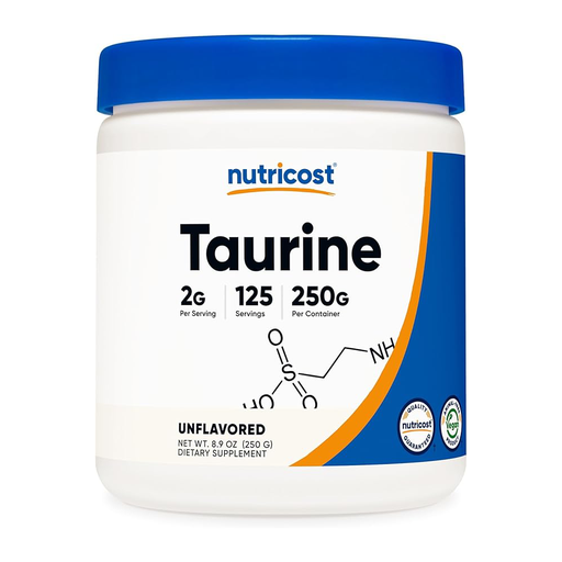 [810139570837] Nutricost Taurine 2000mg.-125Serv.-250G