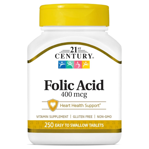 [740985213773] 21st Century Folic Acid 400 mcg.-250Tablets