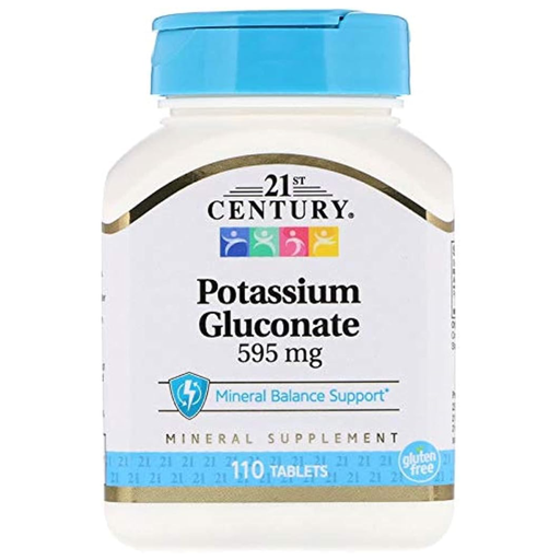 [740985213872] 21st Century Potassium 595mg.-110Tablets