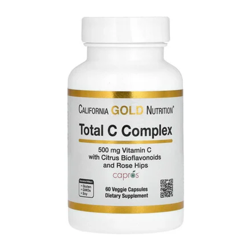 [898220018833] California Gold Nutrition Total C Complex 500 Mg.-60Veggie Capsules