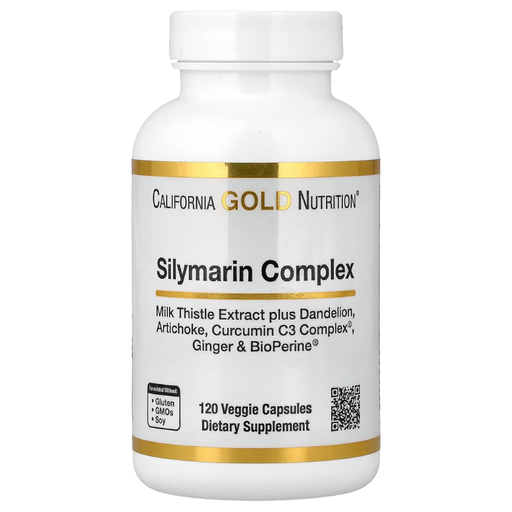 [898220009565] California Gold Nutrition Silymarin Complex.-120Veggie Capsules
