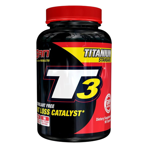 [672898123859] SAN Nutrition T3 Stimulant-Free Guggulsterone Fat Loss Supplement.-90Capsules
