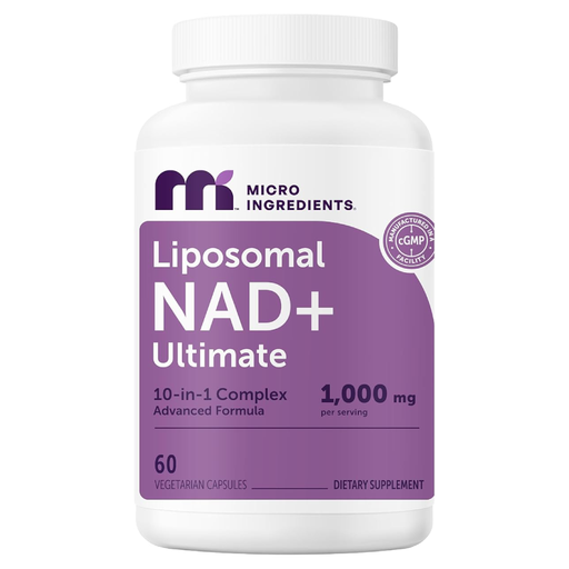 [850074438502] Micro Ingredients Liposomal NAD+ Ultimate Complex 1,000mg.-60 Veggie Capsules