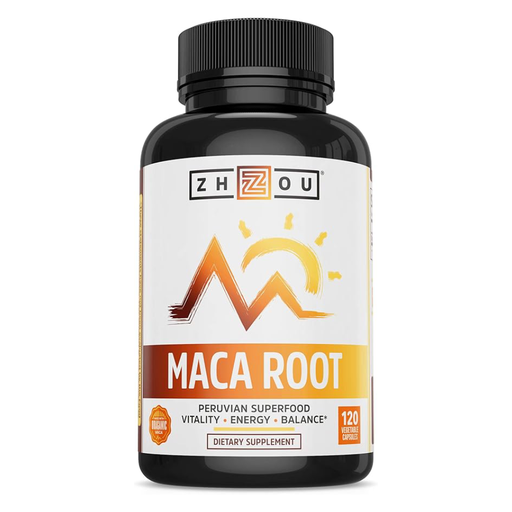 [669191797481] Zhou Maca Root Wellness Supplement for Men &amp; Women.-60Serving.-120Veggie Capsules