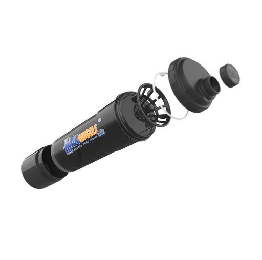 [6224009096190] Max Muscle Smart Shaker-550ml-Black Smoke