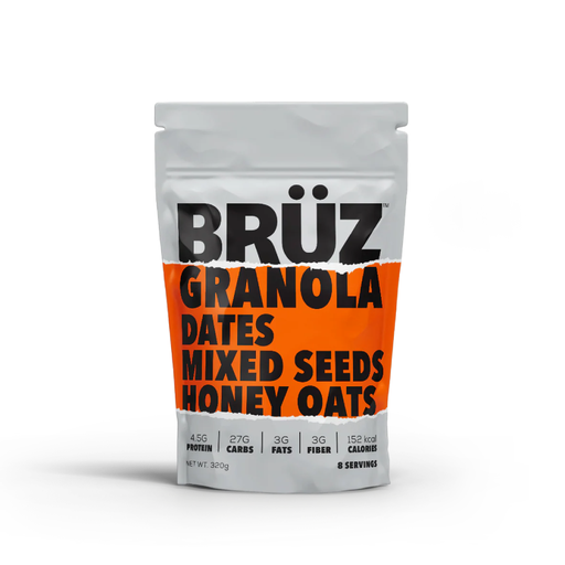[7451106945956] Bruz Granola Dates Mixed Seeds Honey oats.-320G