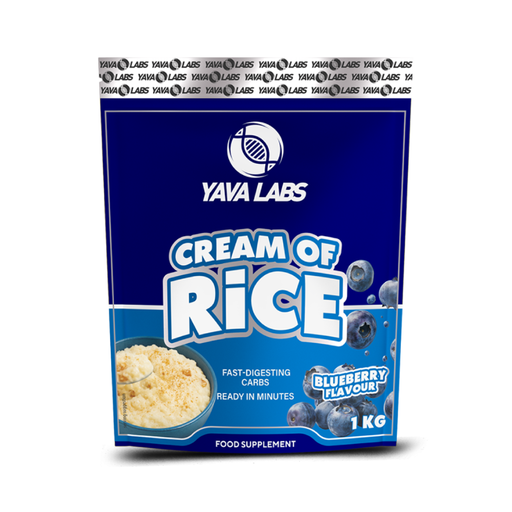[5906063863697] Yava Labs Cream of Rice.-1KG.-33Serv.-BlueBerry
