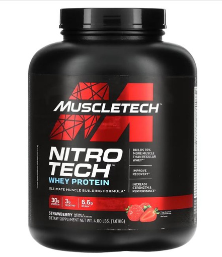 [631656703306] Muscletech Nitrotech-41Serv.-1.80KG-Strawberry