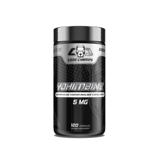[850053515828] Core Champs Yohimbine HCL 5mg-120Serv.-120Caps