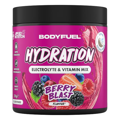 [5056555208861] Applied Nutrition Body Fuel Hydration Electrolyte &amp; Vitamin Mix.-30Serv.-210G.-Berry Blast